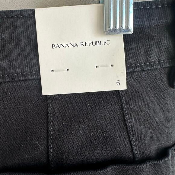 Banana Republic The Weekender Straight Leg Pant Black 6 713476 - Picture 8 of 14